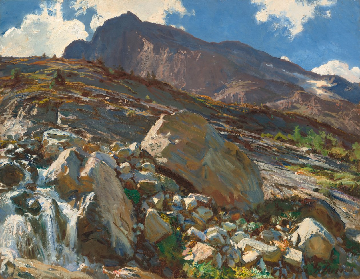 Simplonpas door John Singer Sargent