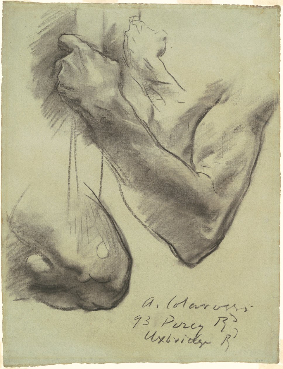 Studies voor "Triomf van Religie" door John Singer Sargent