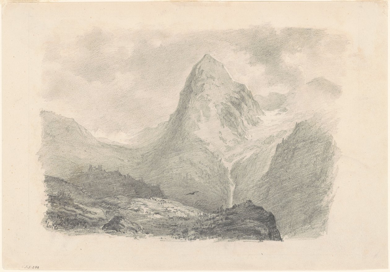 De Alpen [recto] door John Singer Sargent