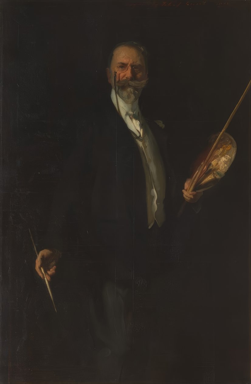 William M. Chase, N.A. door John Singer Sargent