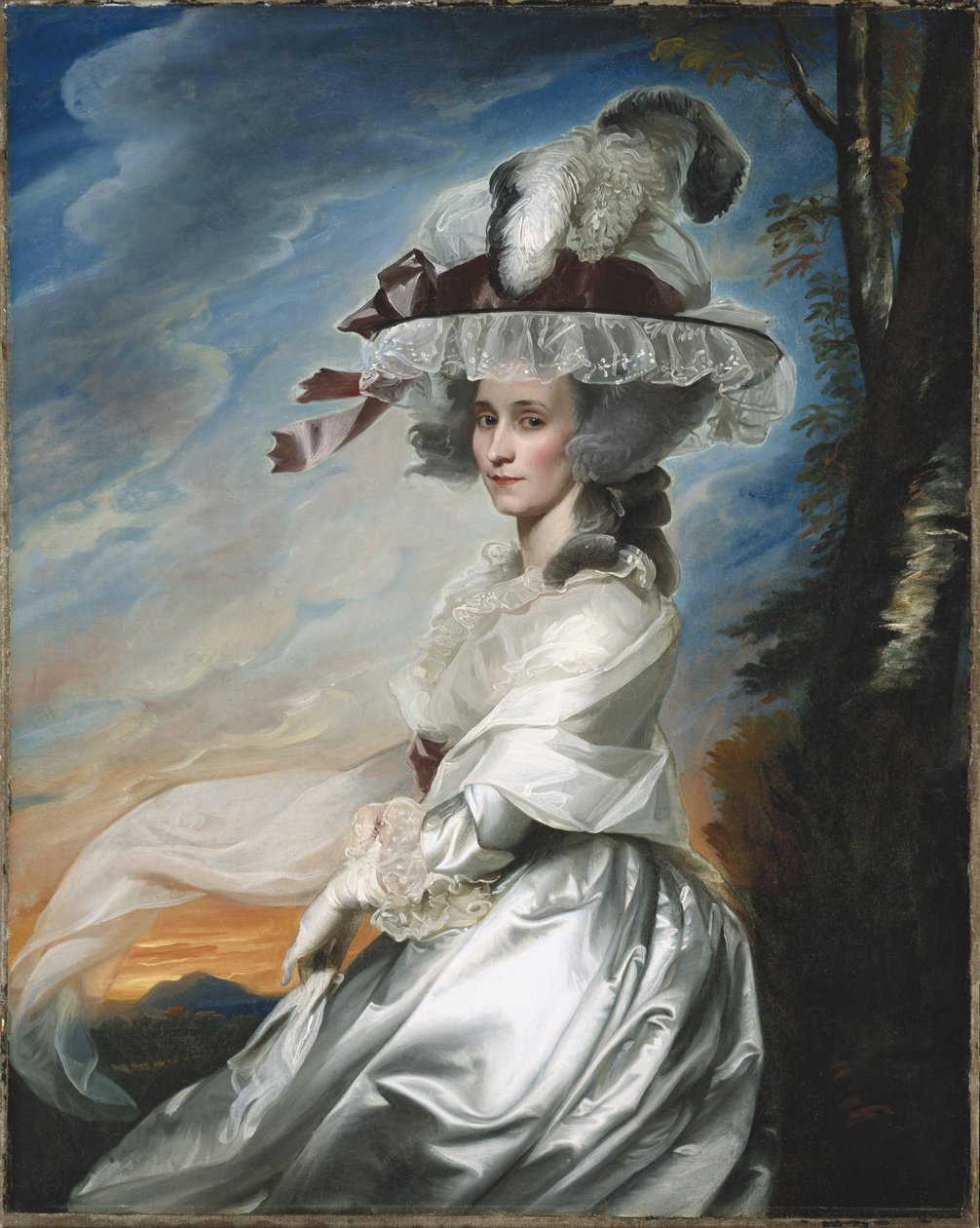 Abigael Bromfield Rogers door John Singleton Copley