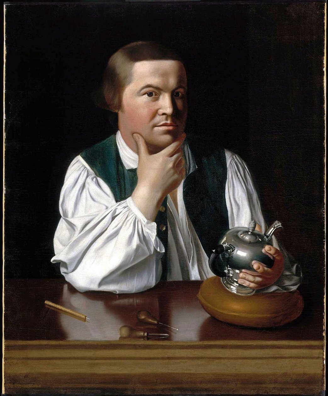 Portret van Paul Revere door John Singleton Copley