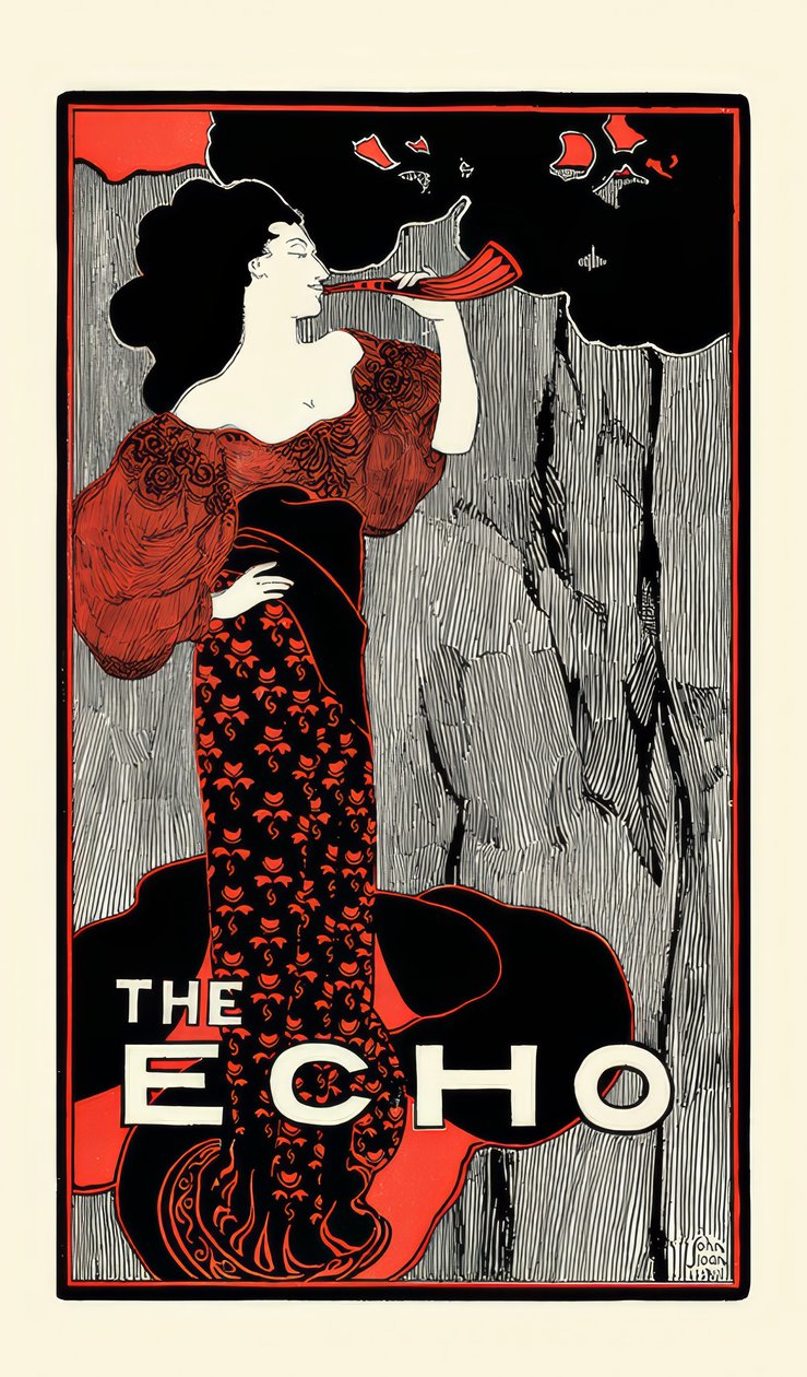 De Echo door John French Sloan