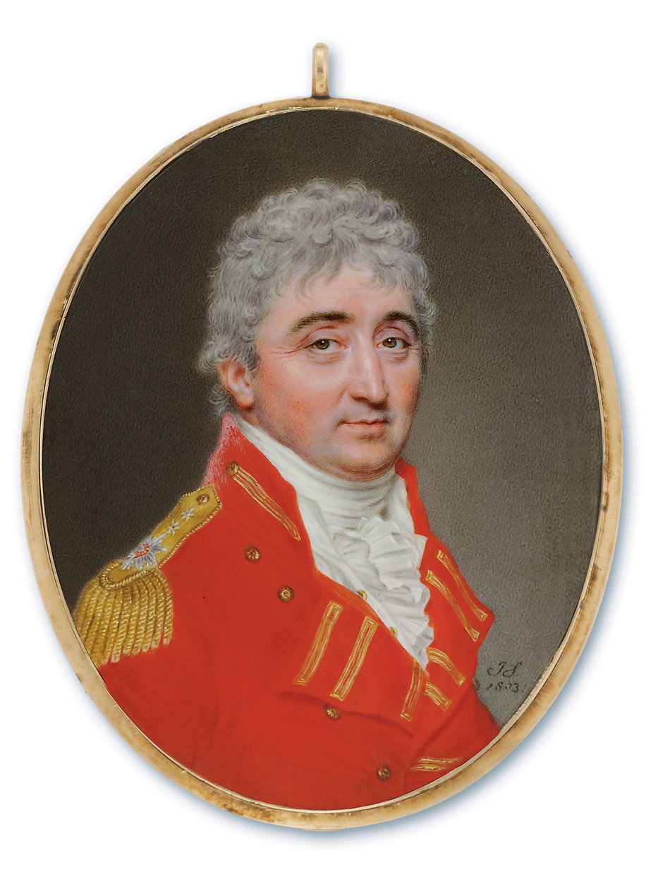 Luitenant-generaal Daniel Burr, 1803 door John Smart