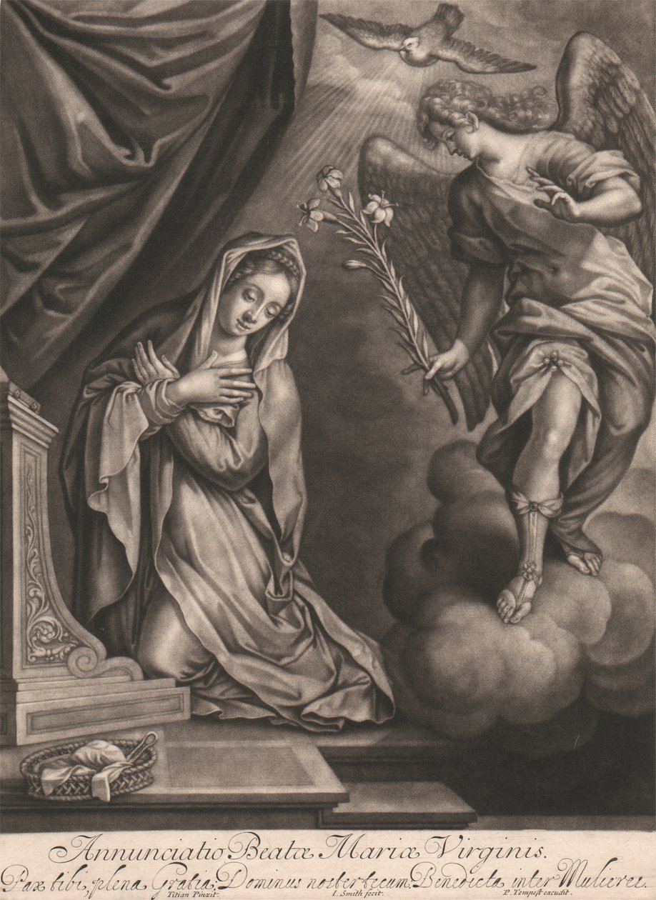 Aankondiging van de Heilige Maagd Maria door John Smith