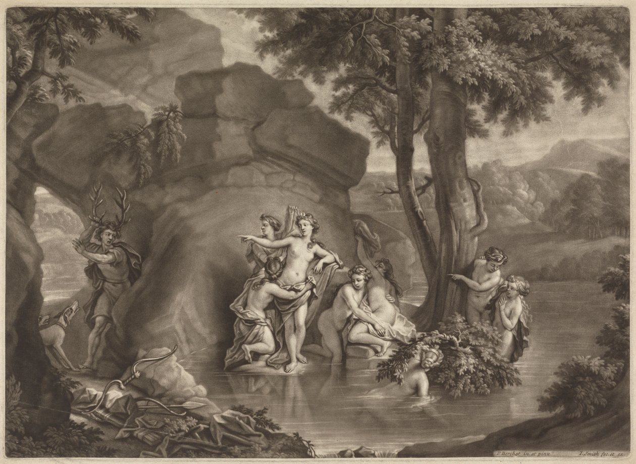 Diana en Acteon door John Smith