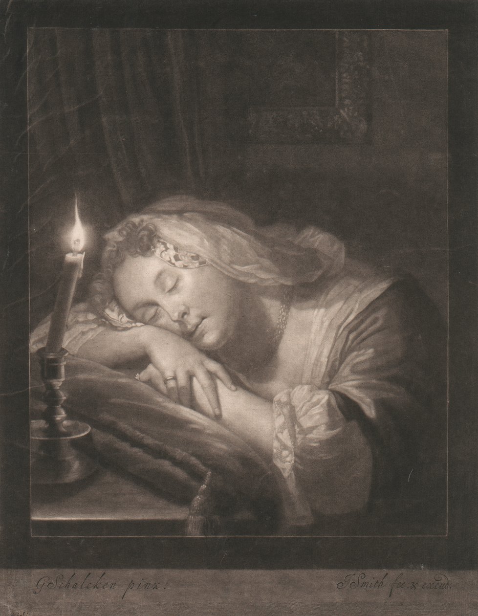 Slapende Vrouw door John Smith