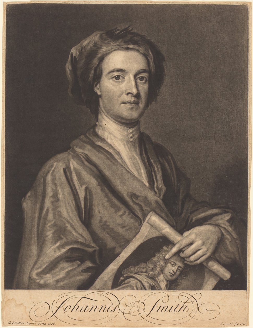 John Smith door John Smith after Sir Godfrey Kneller
