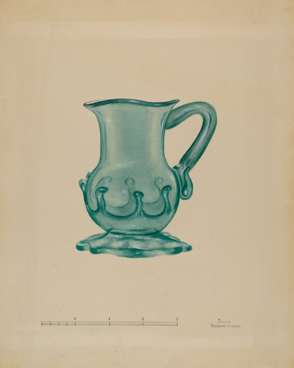 Melkkannetje, ca. 1936 door John Tarantino