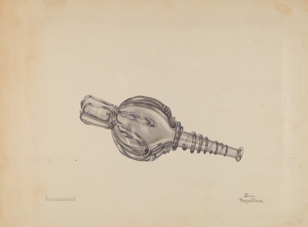 Miniatuur Blaasbalgfles, ca. 1936 door John Tarantino