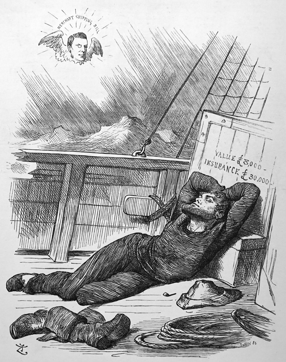 Een matroos door John Tenniel