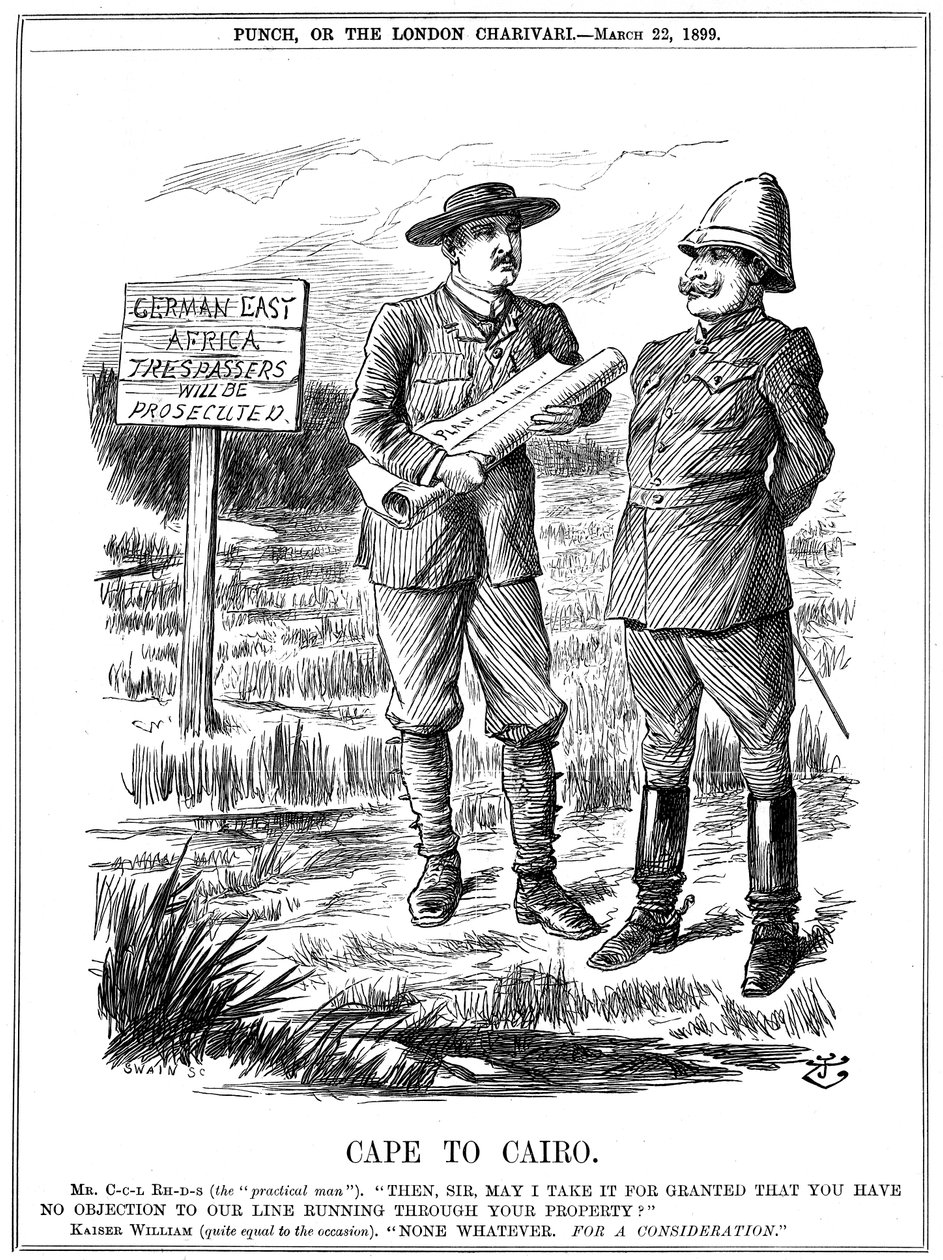 Kaap naar Caïro door John Tenniel