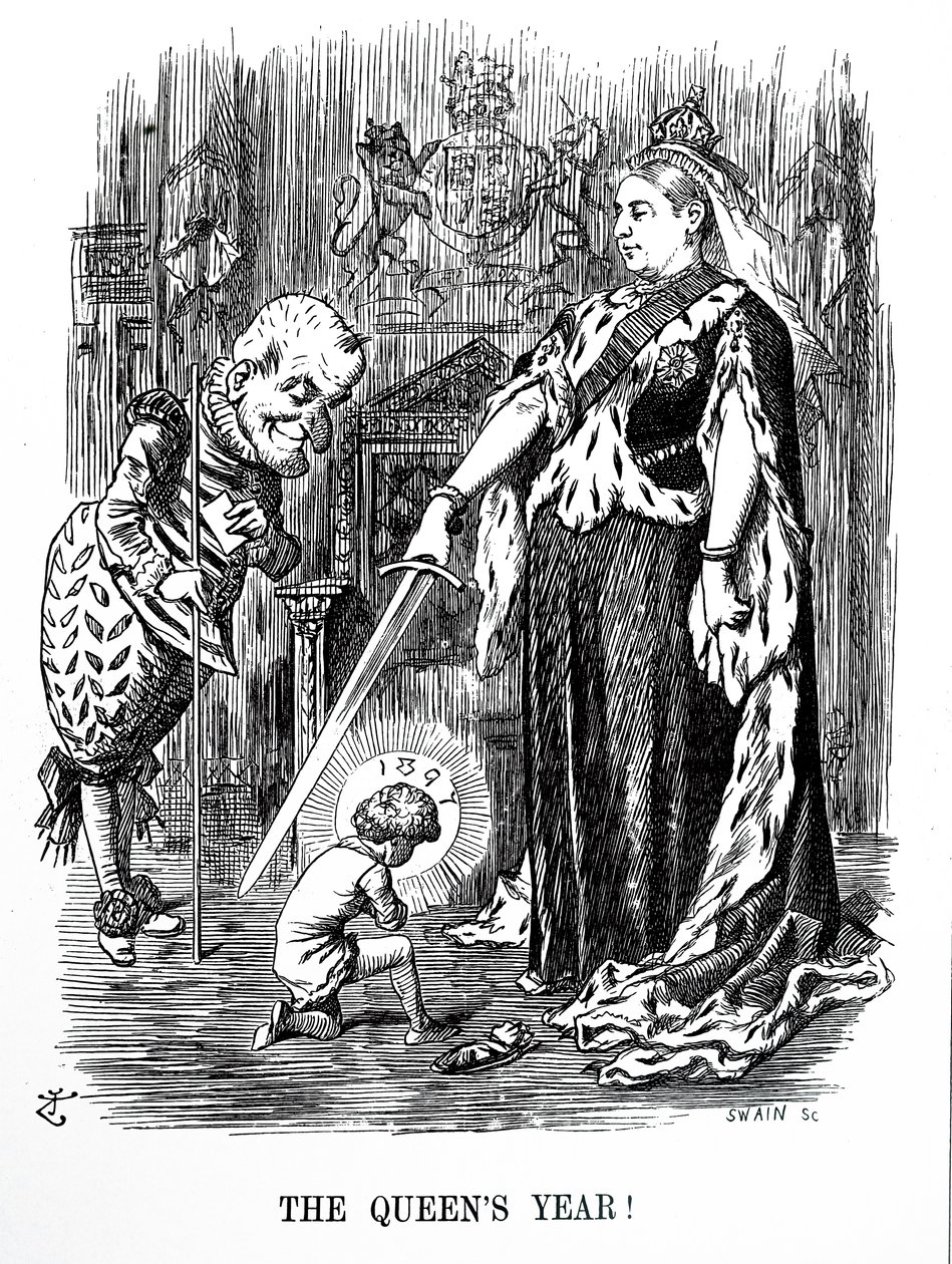 Diamanten Jubileum van Koningin Victoria door John Tenniel