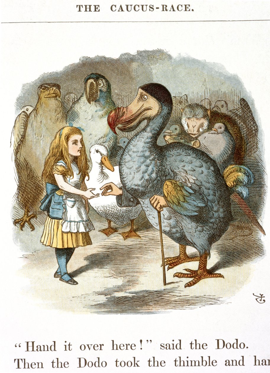 De Caucus-Race door John Tenniel