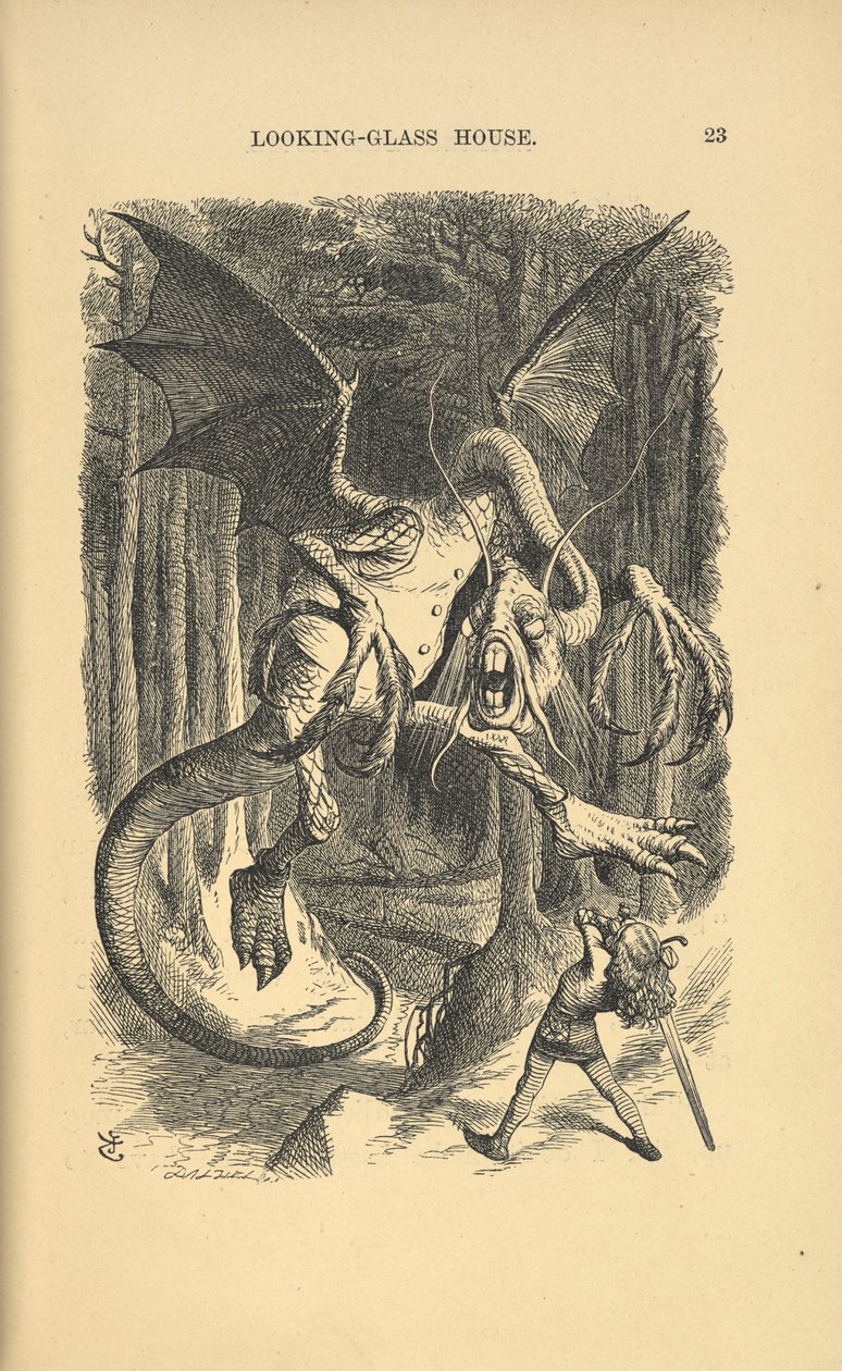 De Jabberwocky door John Tenniel