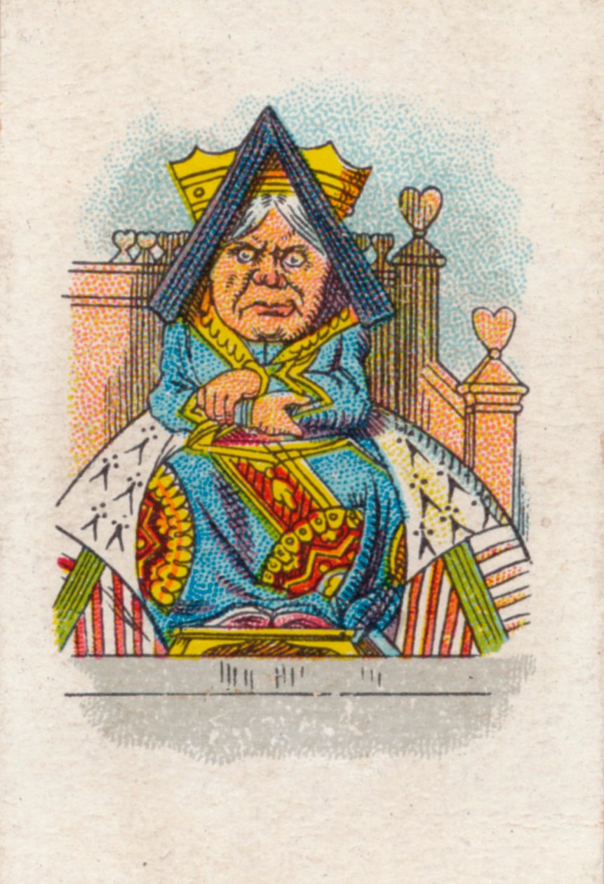 De koningin in de rechtbank, 1930 door John Tenniel