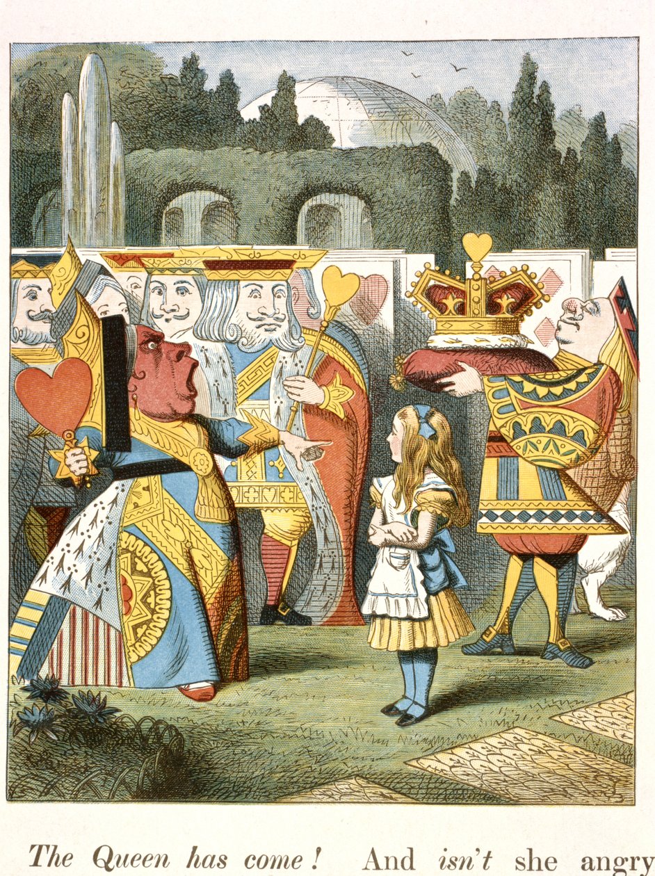 De boze koningin. De Hartenkoningin. door John Tenniel