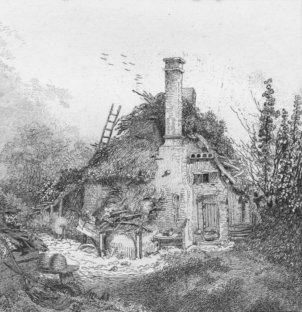 Op Merrow Common, Surrey door John Thomas Smith