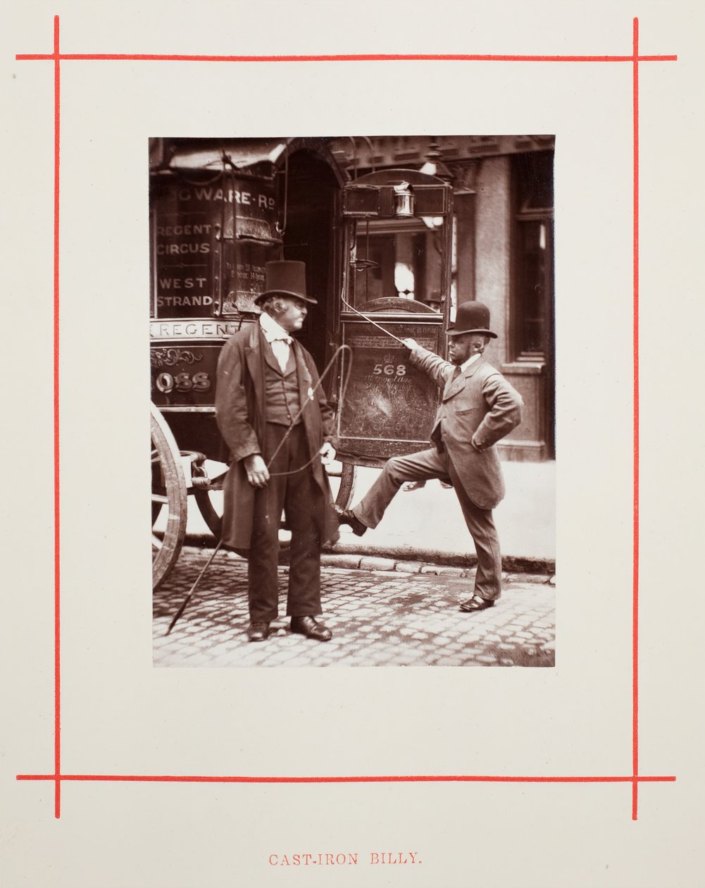 Gietijzeren Billy, 1877 door John Thomson
