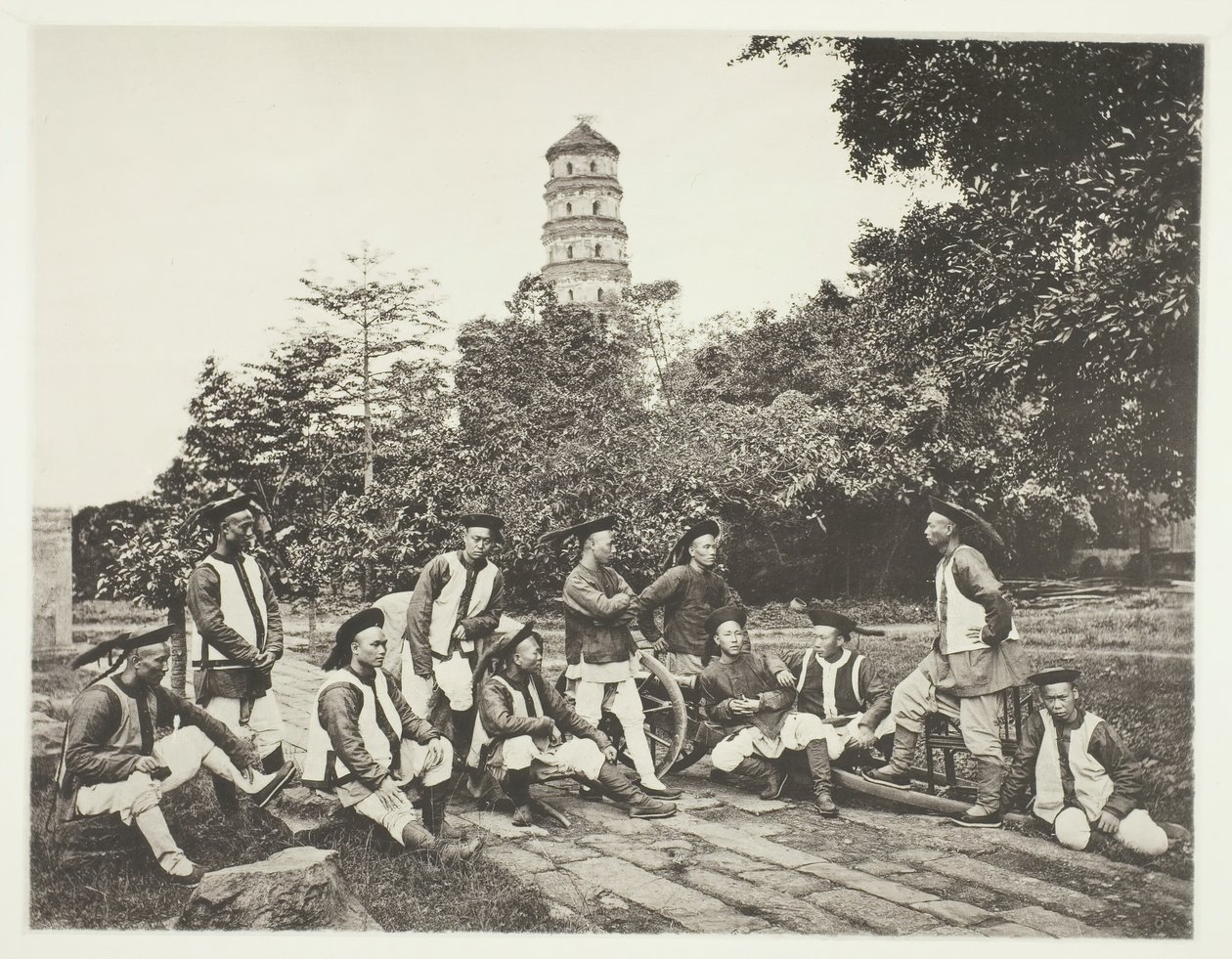 Tartaarse soldaten, ca. 1868 door John Thomson