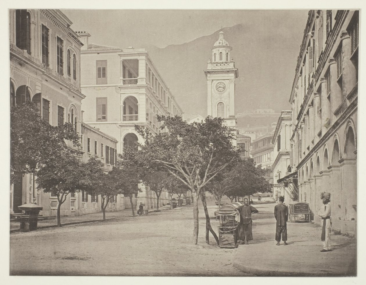 De klokkentoren, Hong-Kong door John Thomson