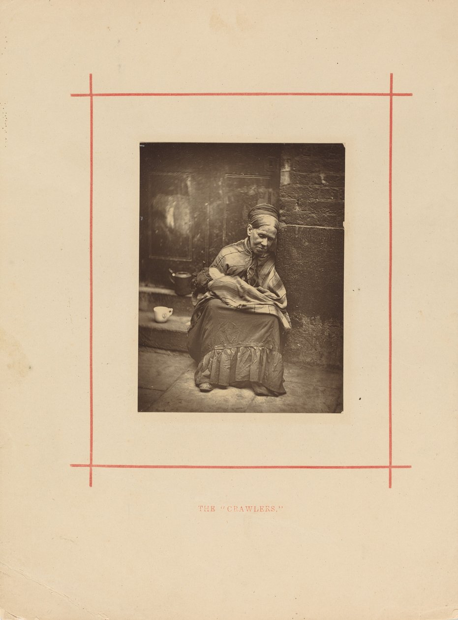De kruipers, ca. 1877 door John Thomson