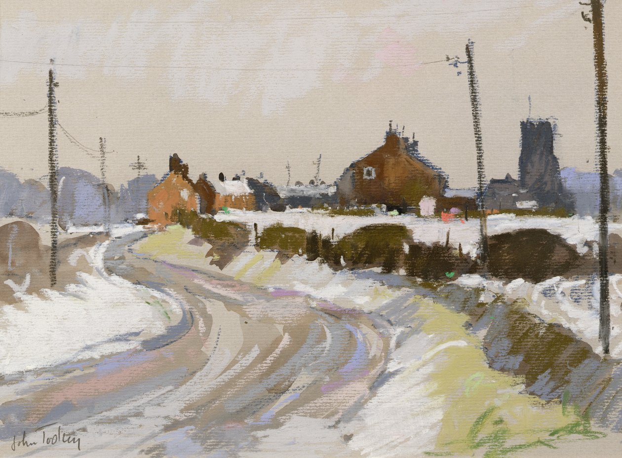 Winterlandschap door John Tookey