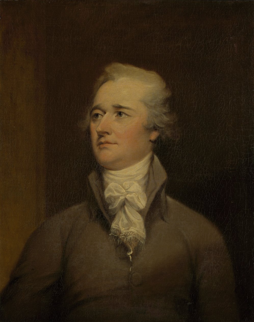 Alexander Hamilton (1757-1804) door John Trumbull