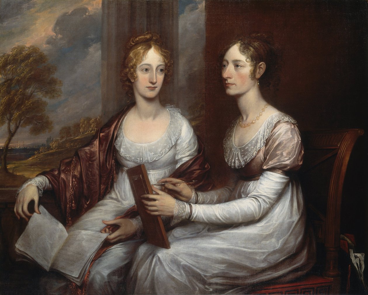 De juffrouwen Mary en Hannah Murray door John Trumbull