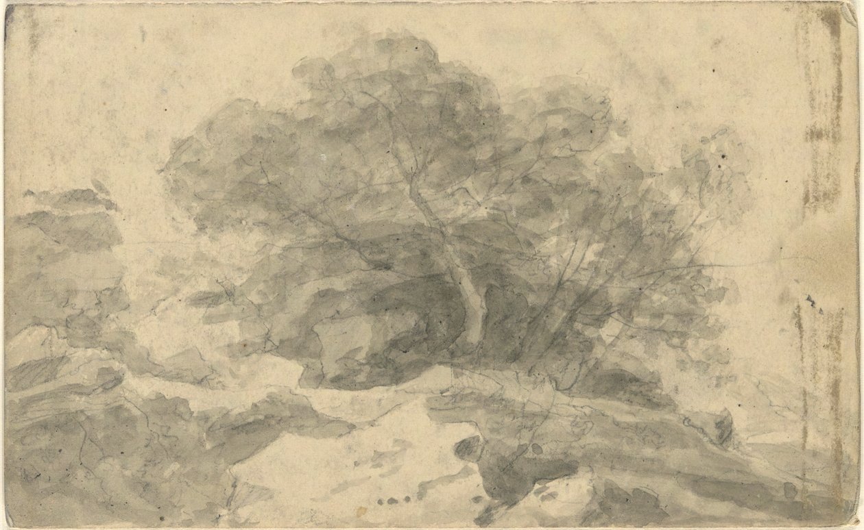Zonder Titel, uit folio: Uitzichten bij Bath door John Trumbull