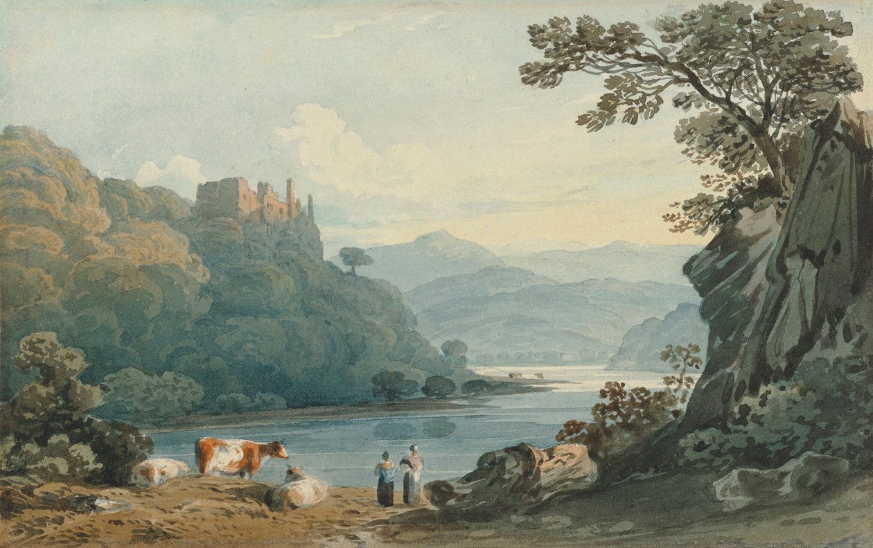 Kasteel Berry Pomeroy, Devon door John Varley