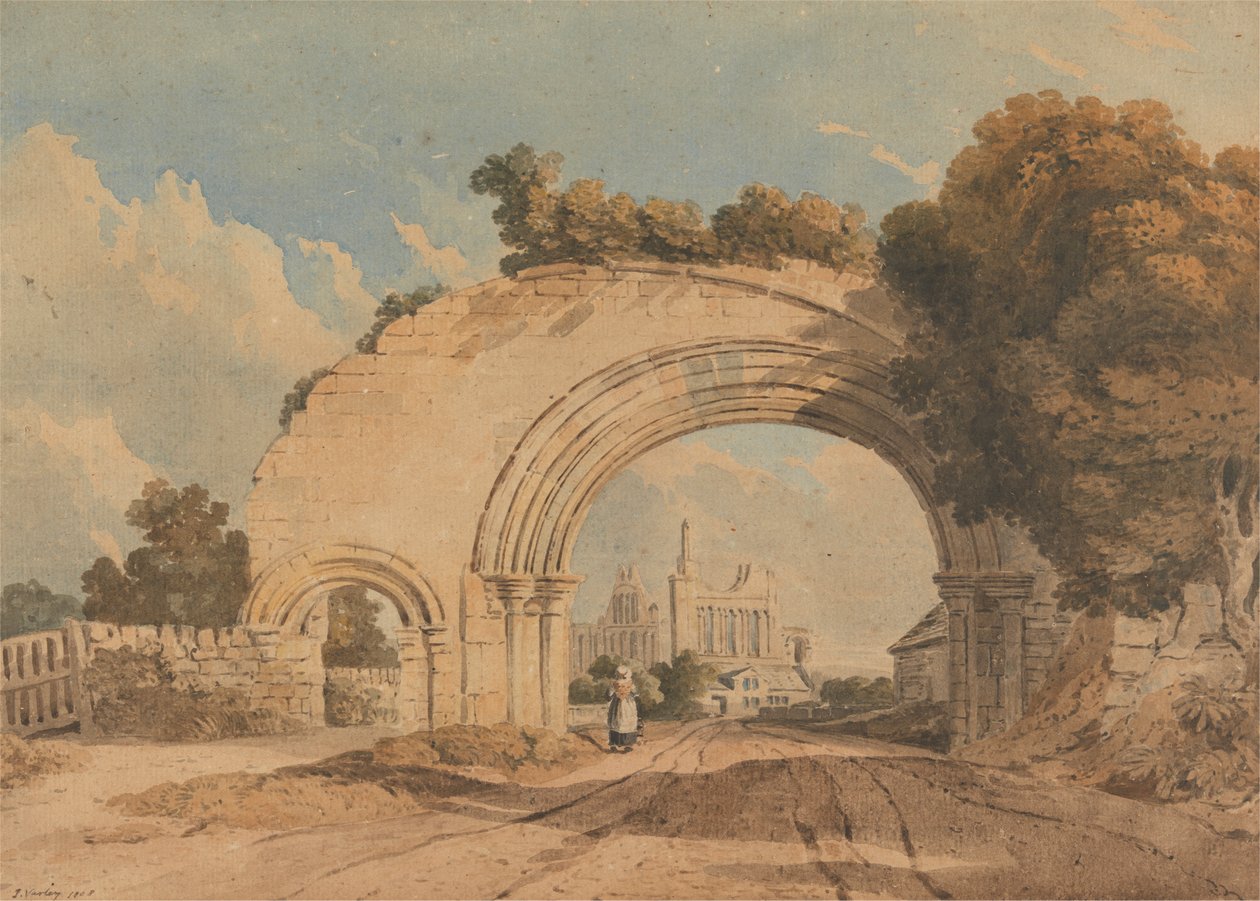 Byland Abbey, Yorkshire door John Varley