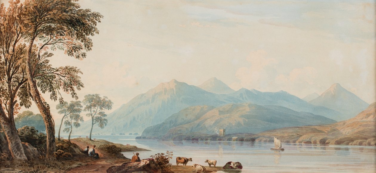 Glengary Loch, datum onbekend door John Varley