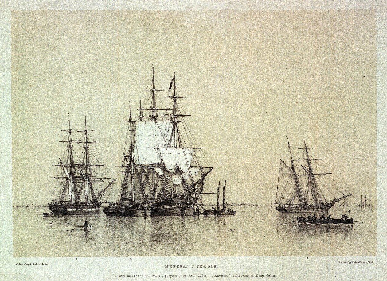 Maritieme Studies, koopvaardijschepen door John Ward