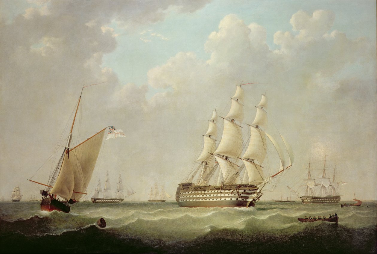 H.M.S. Britannia, 1847 door John Ward of Hull
