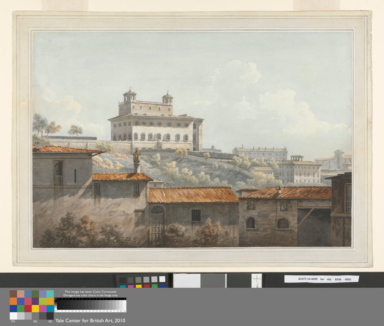 De Villa Medici, Rome door John Warwick Smith