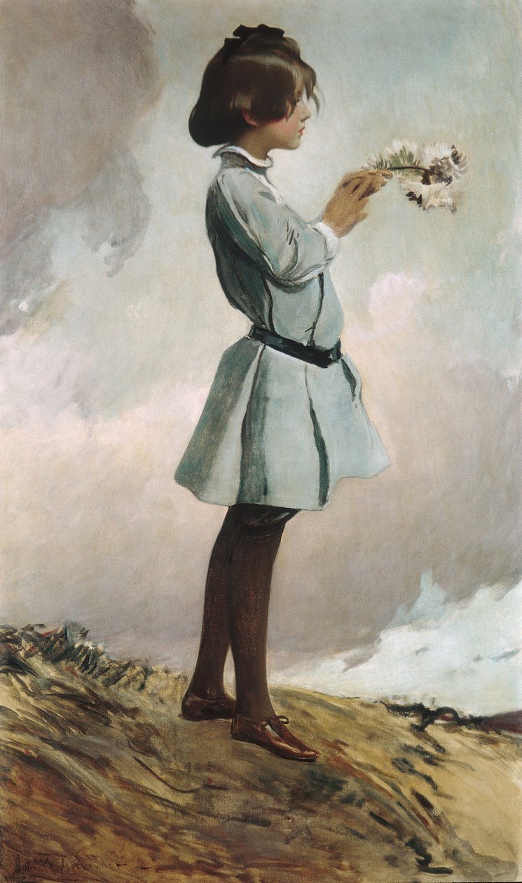 Geraldine Russell, 1902 of 1903. door John White Alexander