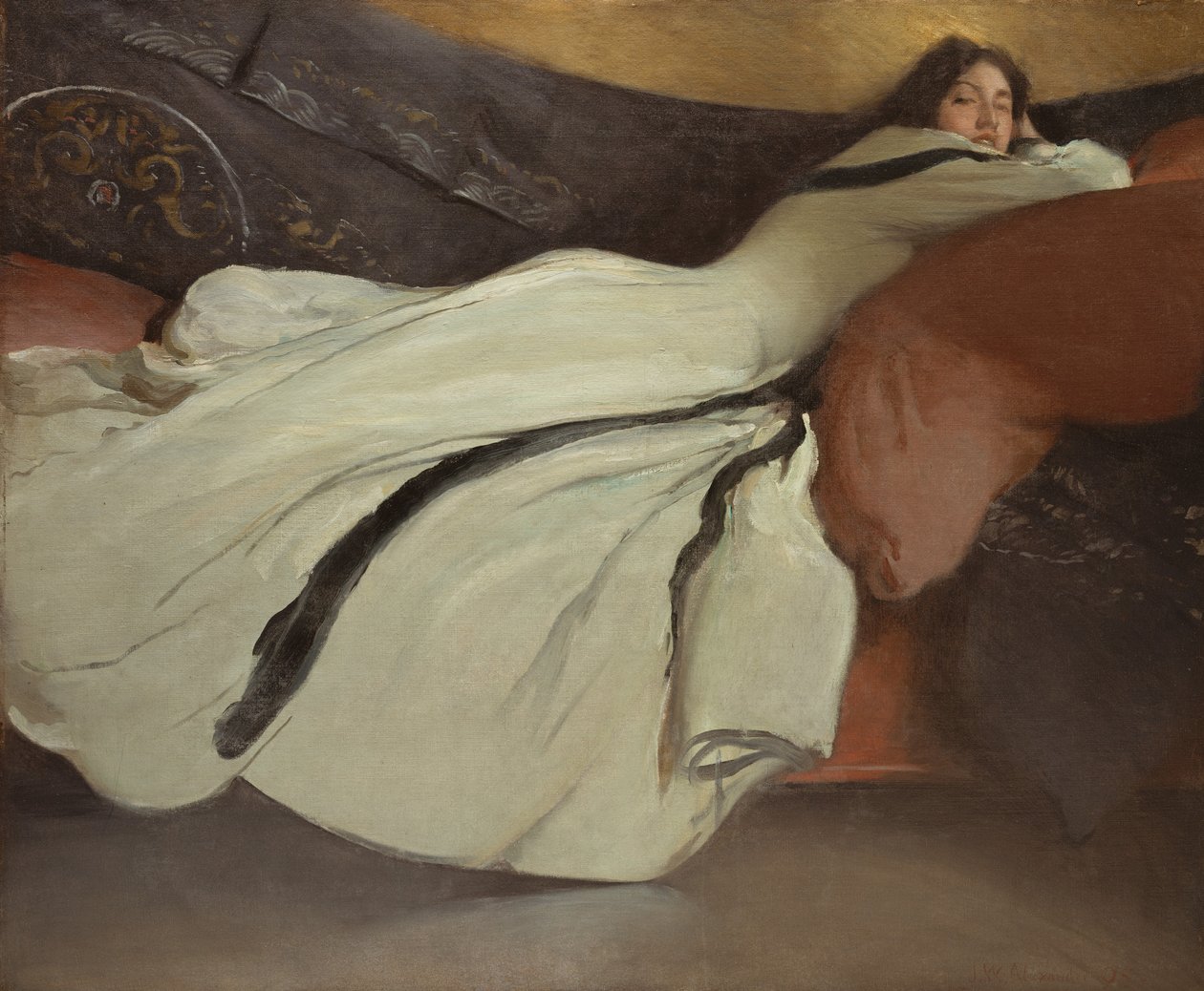 Rust, 1895 door John White Alexander