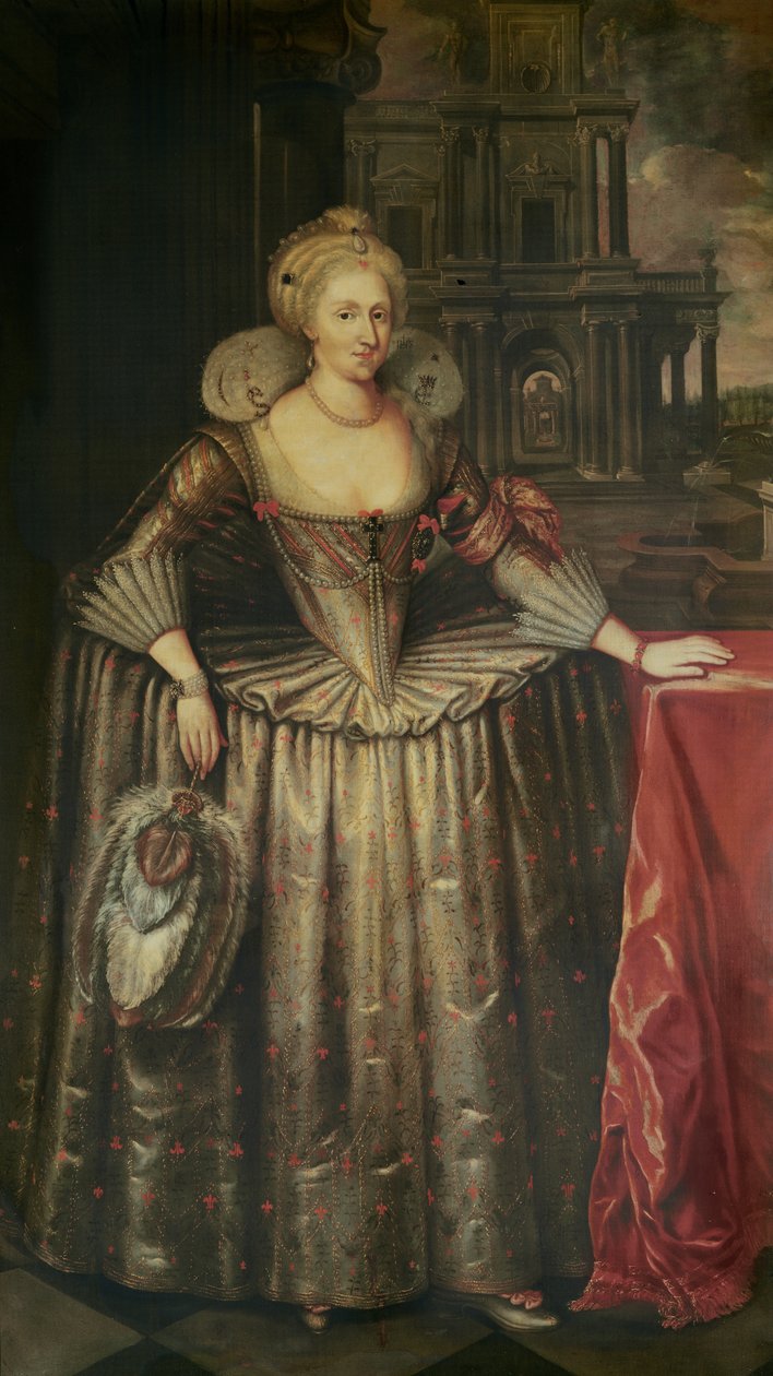 Anna van Denemarken (1574-1619) door John Whitehead Walton