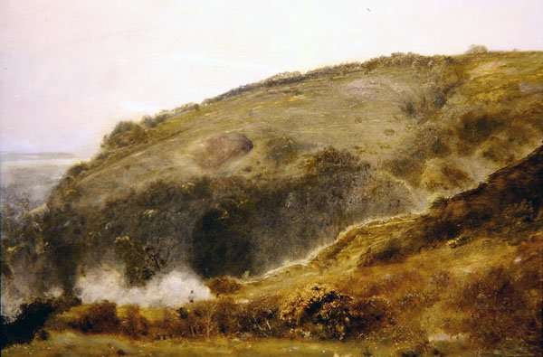 De Quantock Hills, Somerset door John William North