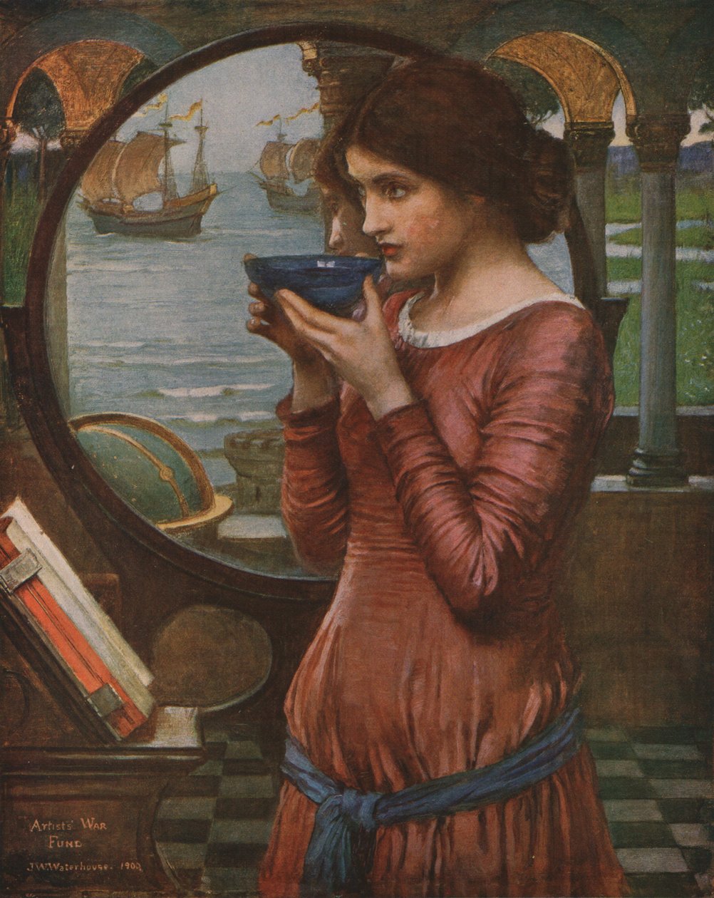 Bestemming door John William Waterhouse