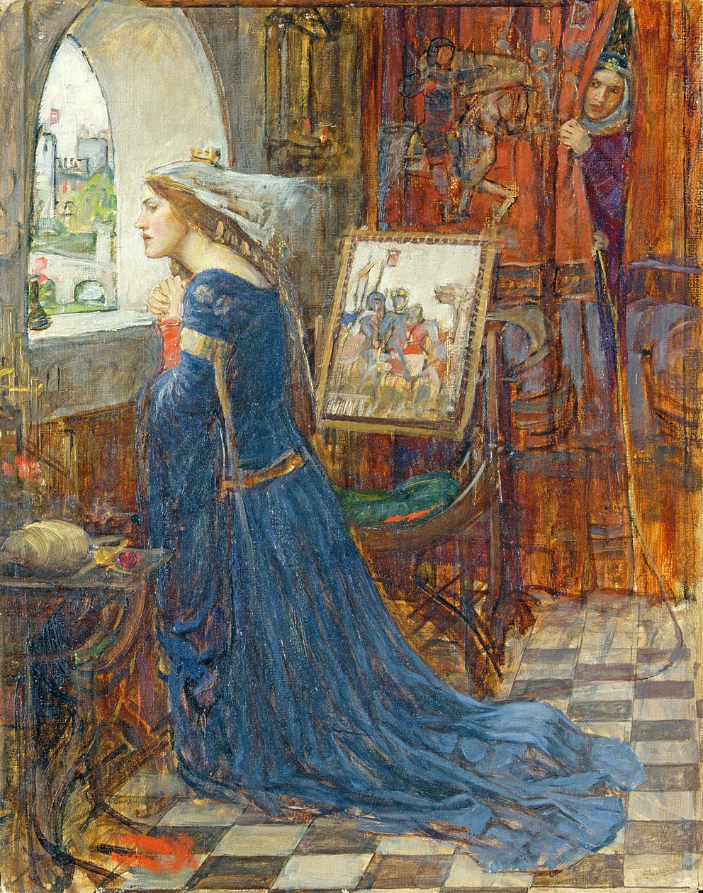 Schone Rosamund door John William Waterhouse