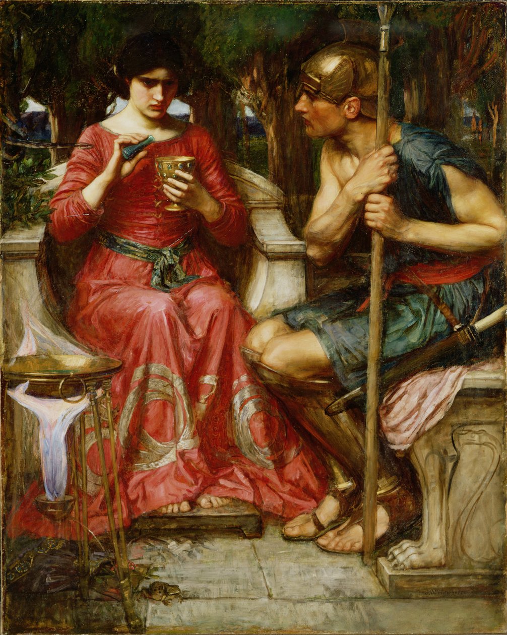 Jason en Medea door John William Waterhouse