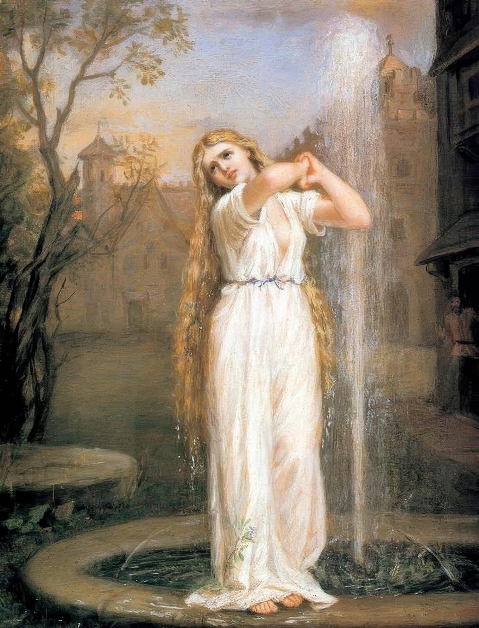 John William Waterhouse – Undine door John William Waterhouse