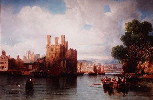 Caernarvon Castle door John Wilson Carmichael
