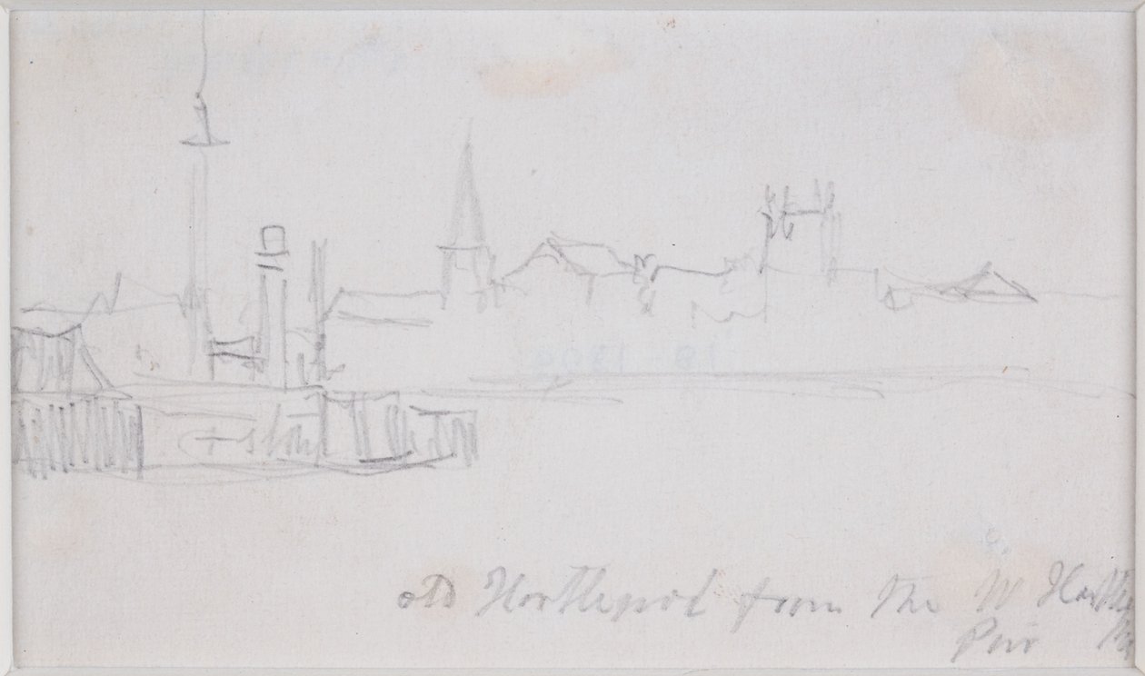 Oud Hartlepool door John Wilson Carmichael