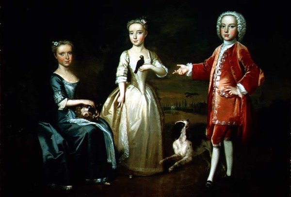 Sherman, Martha en Mary Godfrey door John Wollaston