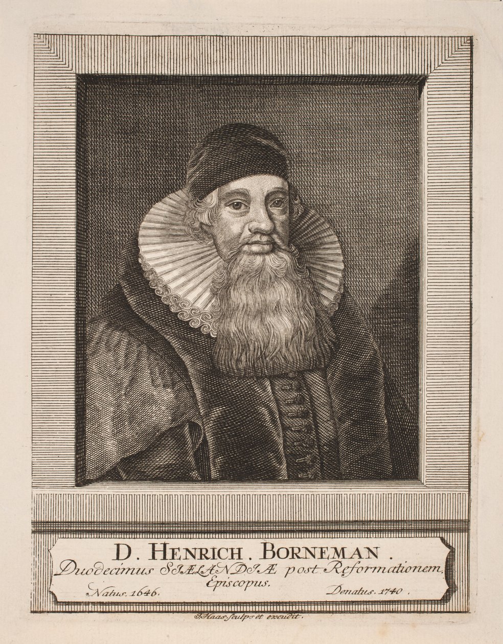 Bisschop Henrik Bornemann door Jonas Haas