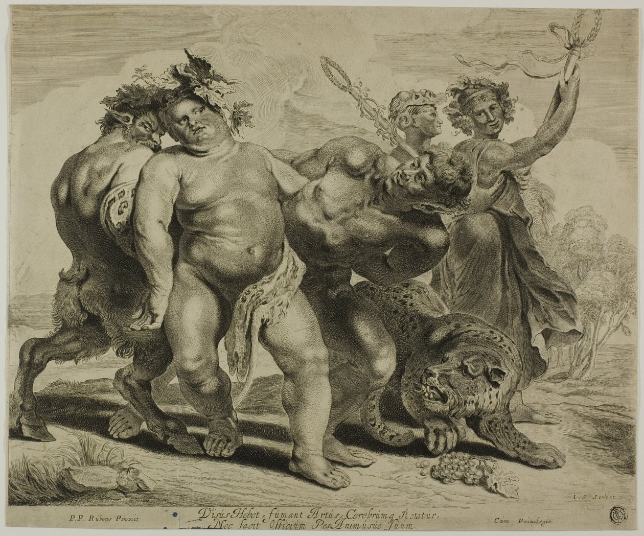Triomf van Bacchus door Jonas Suyderhoef