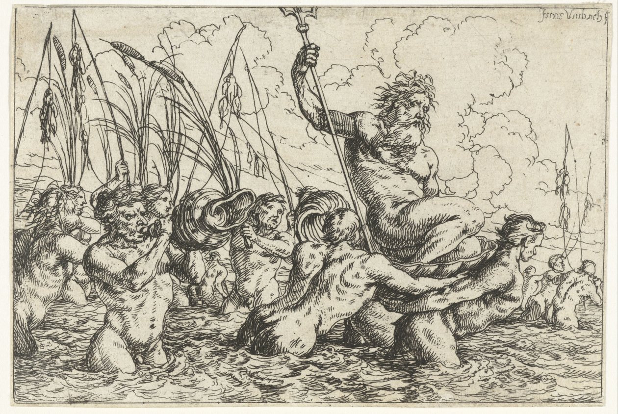 Triomf van Neptunus door Jonas Umbach